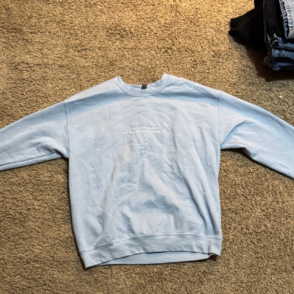 Light Blue Men's Sweater